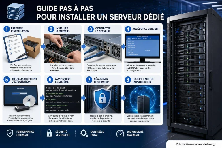 Guide pas à pas pour installer un serveur dédié