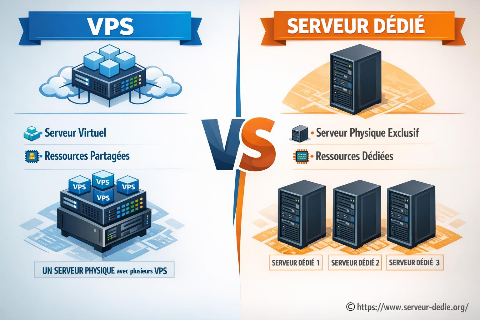 Quels sont les avantages du VPS vis à vis du serveur dédié ?