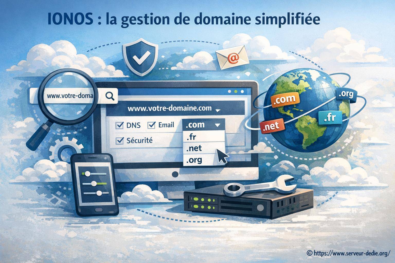 Ionos : comment simplifier efficacement la gestion de domaine